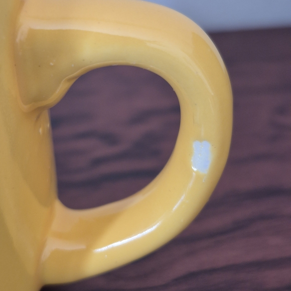 Vintage Yellow Winking Emoji Face Mug - Picture 4 of 5